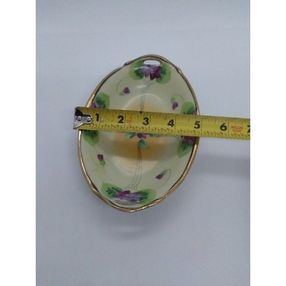 Nippon Japan handpainted TT trinket dish - Picture 7 of 10